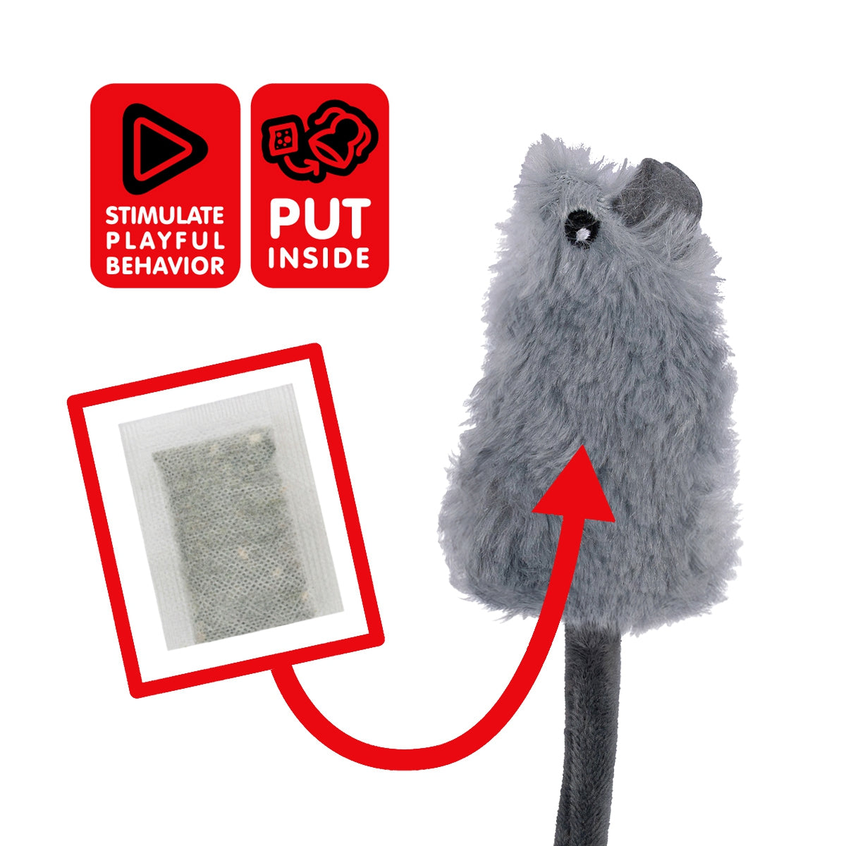 Catnip Gray Mouse