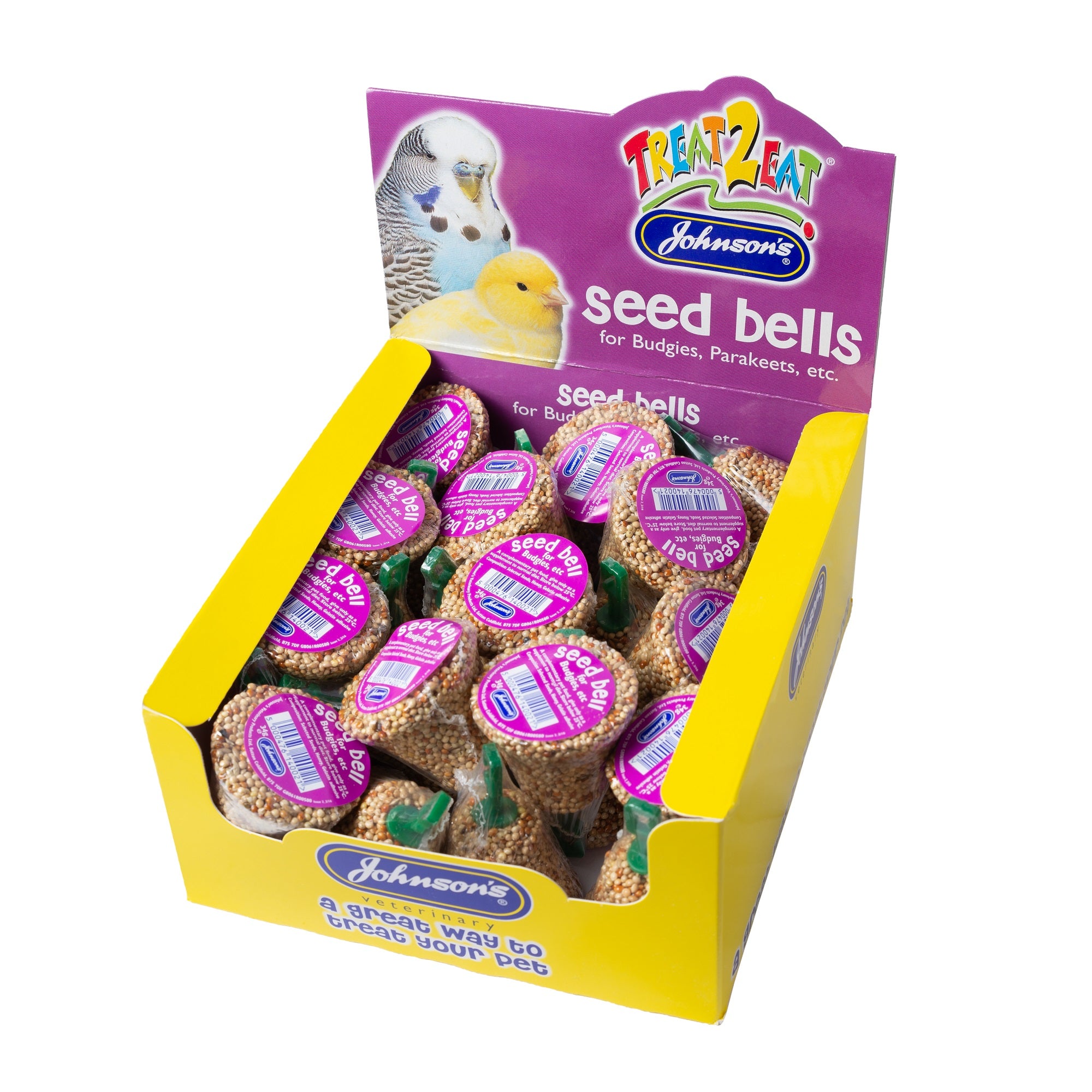 Johnson's – Seed Bells For Budgies, Parakeets Etc 34g 1pc