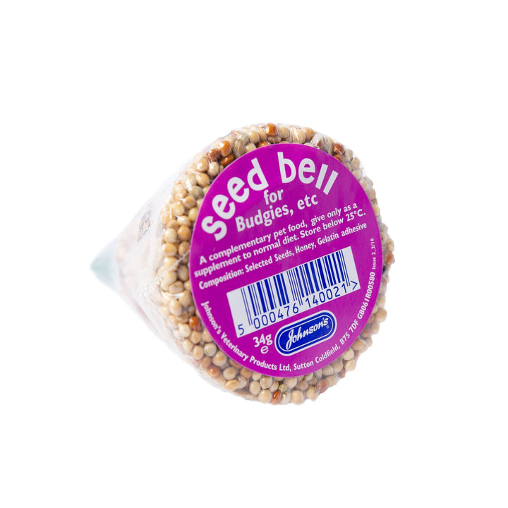 Johnson's – Seed Bells For Budgies, Parakeets Etc 34g 1pc