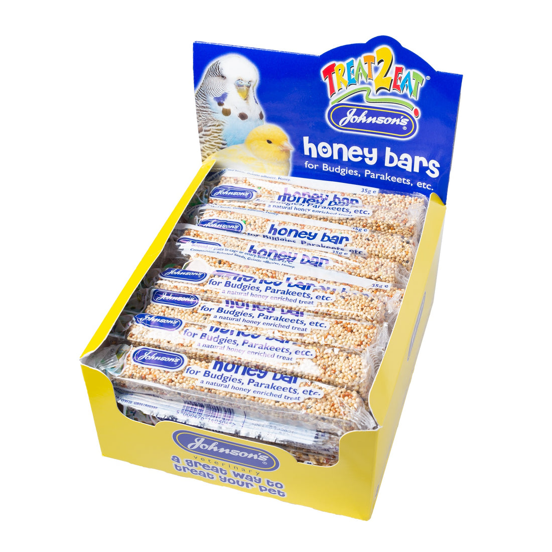 Johnson's Honey Bars For Budgies, Parakeets Etc 35g 1pc