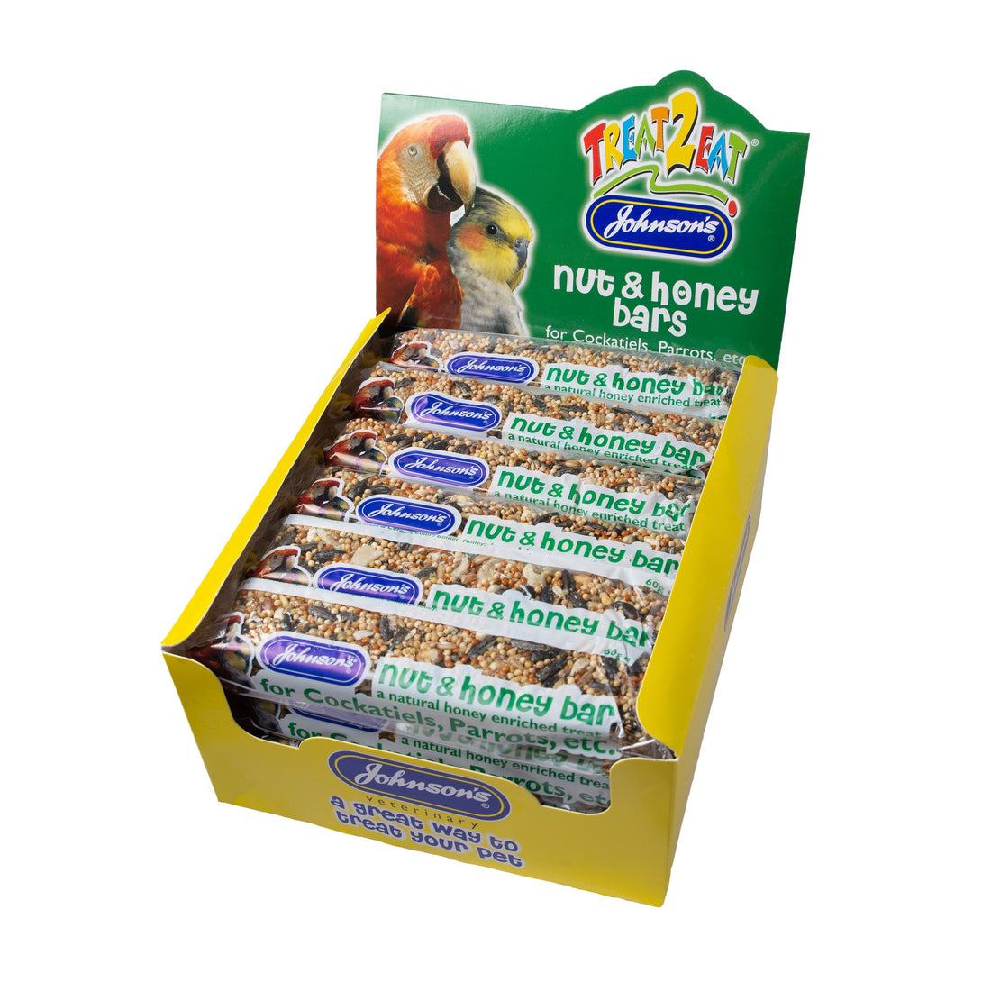 Johnson's – Nut & Honey Bars For Cockatiels, Parrots Etc 50g 1pc