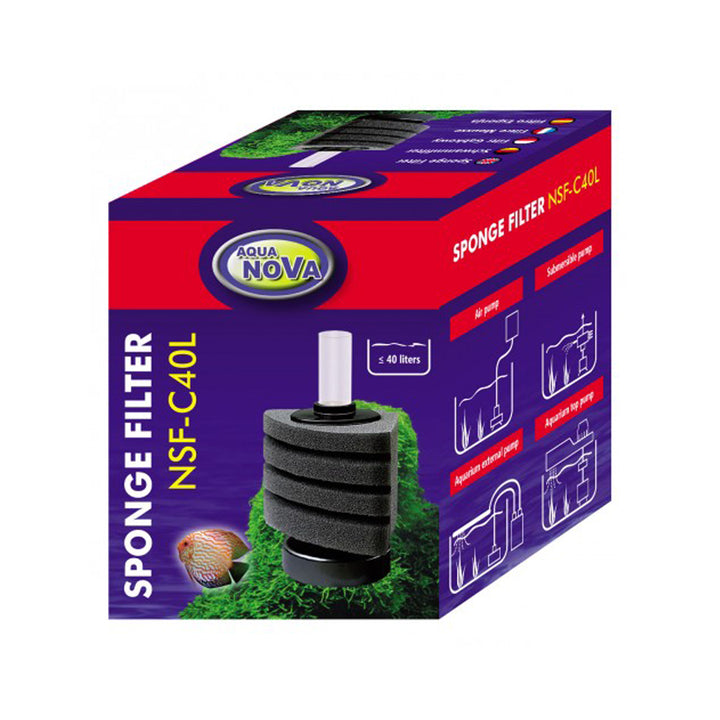 Aqua Nova NSF-C40L Sponge Filter