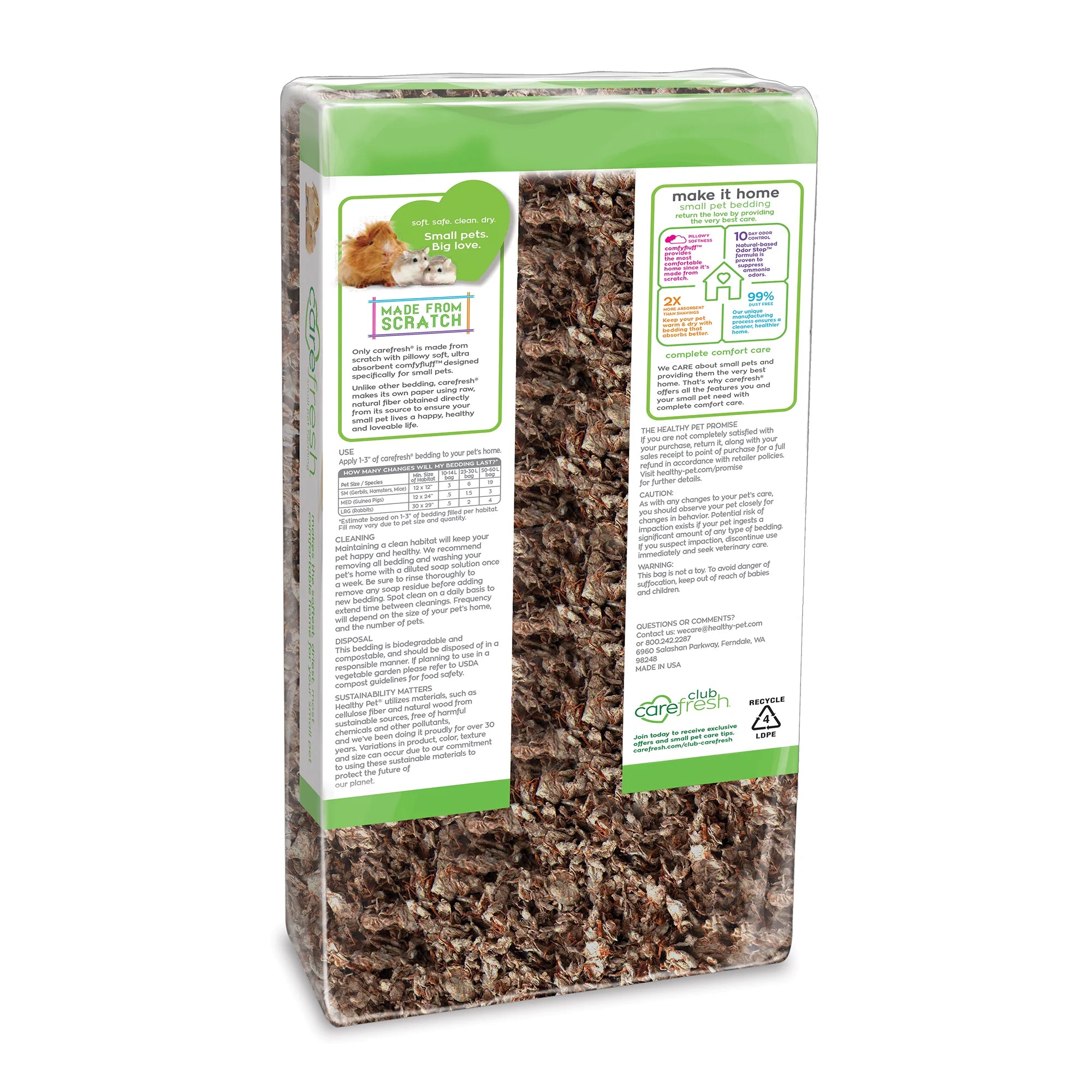 Carefresh® Small Pet Paper Bedding Natural 14L