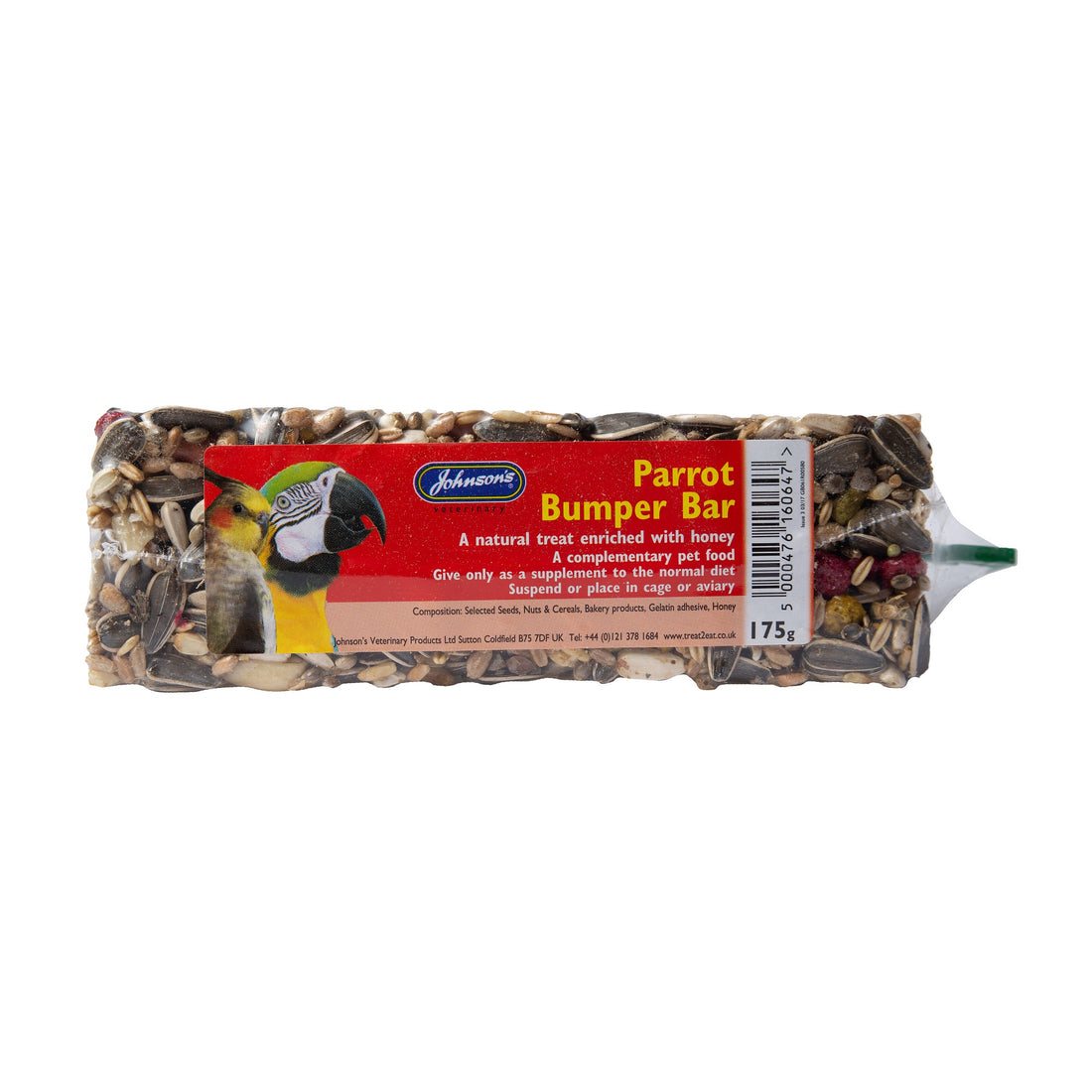Johnson's – Parrot Bumper Bars 175g