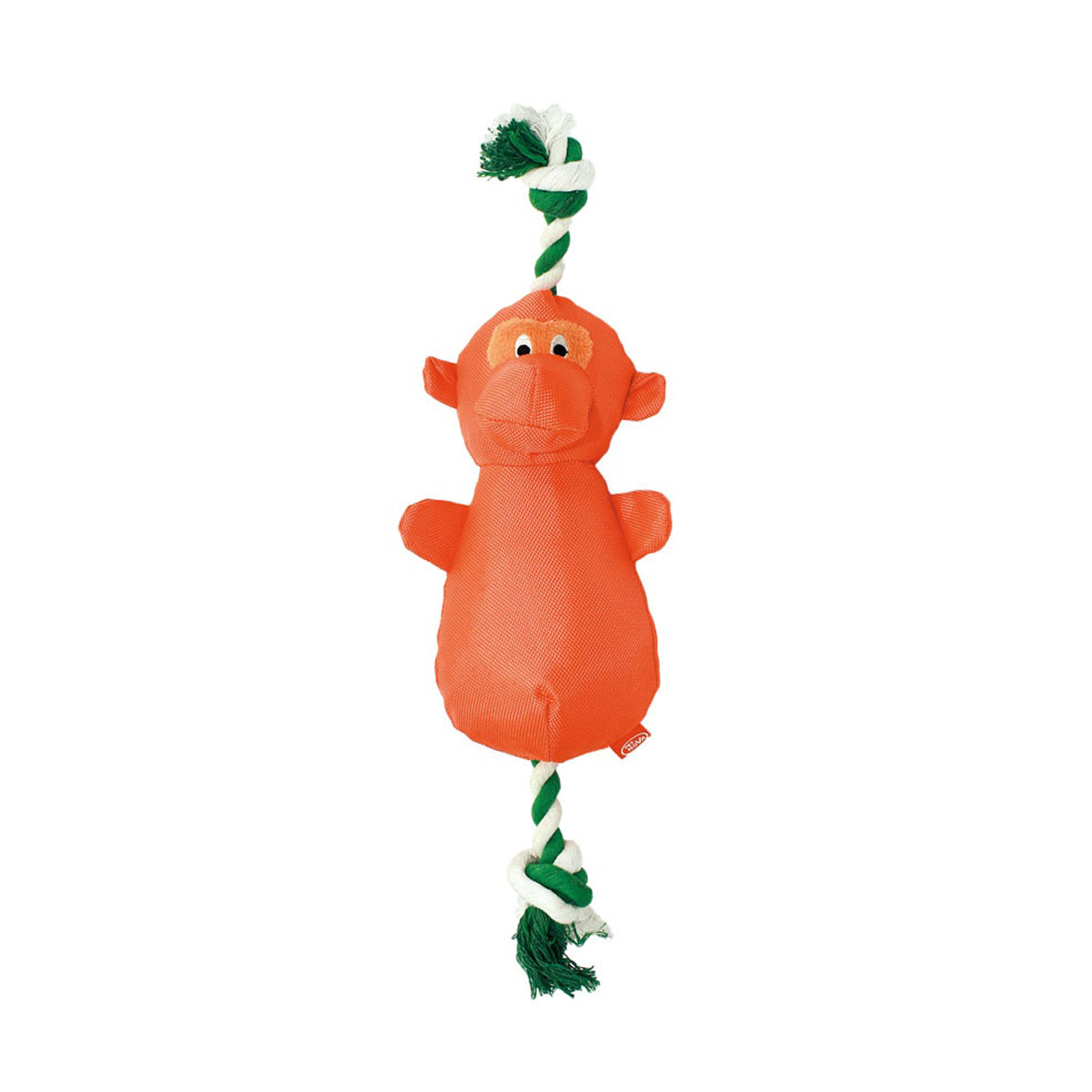 Pet Nova Monkey Orange Plush Dog Toy