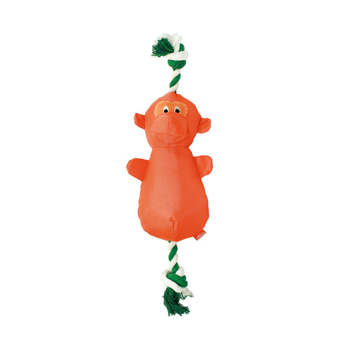 Pet Nova Monkey Orange Plush Dog Toy