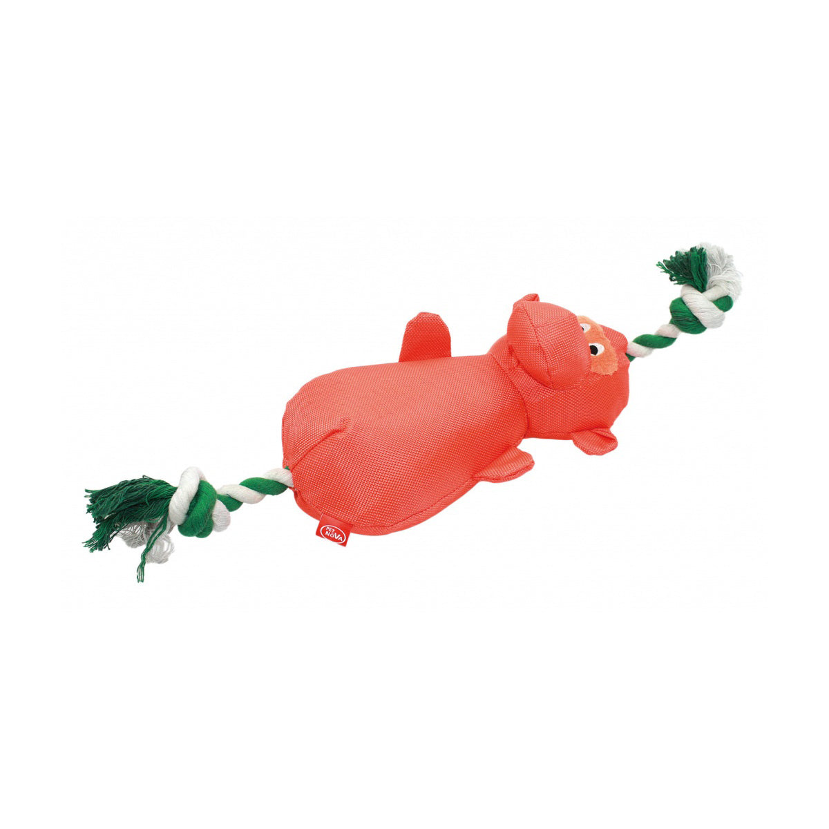 Pet Nova Monkey Orange Plush Dog Toy