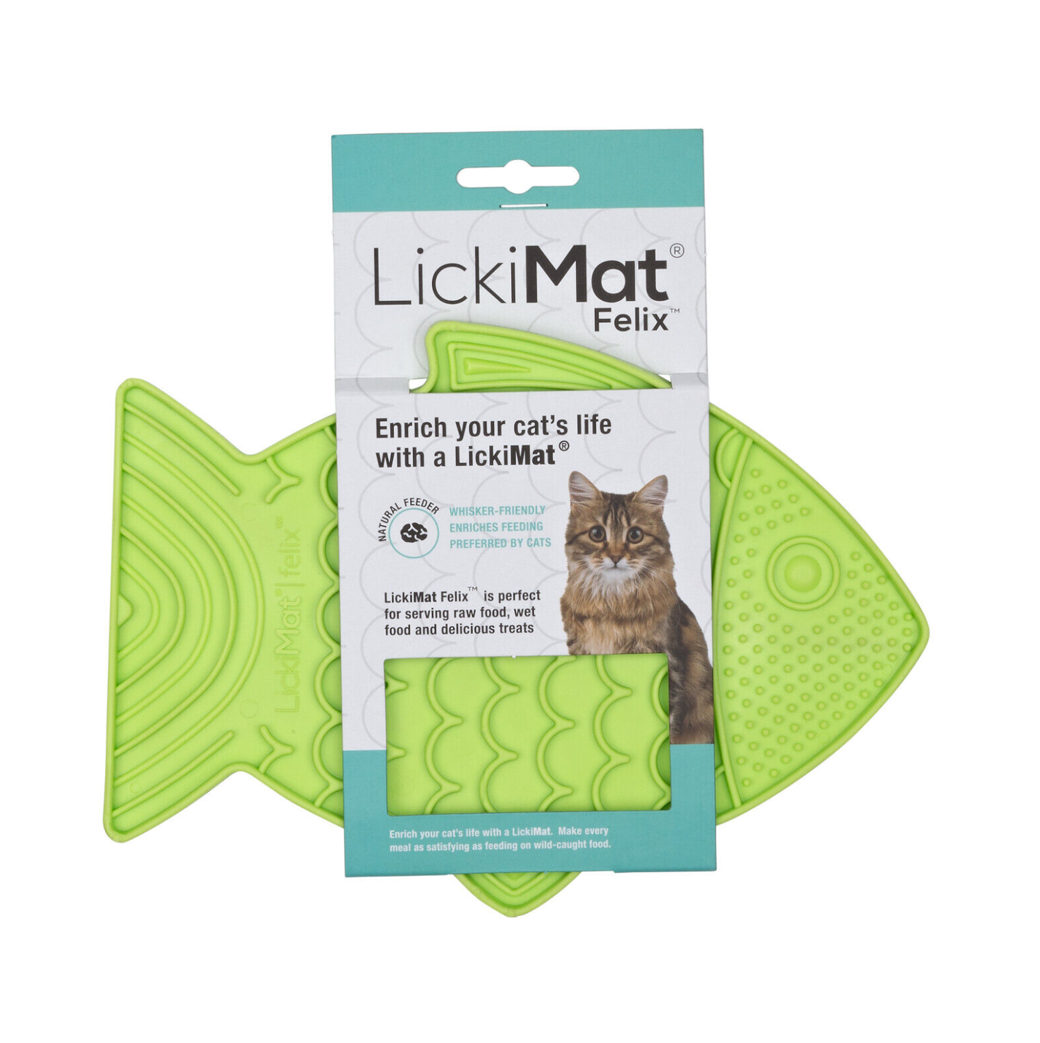 LickiMat Cat Felix Green