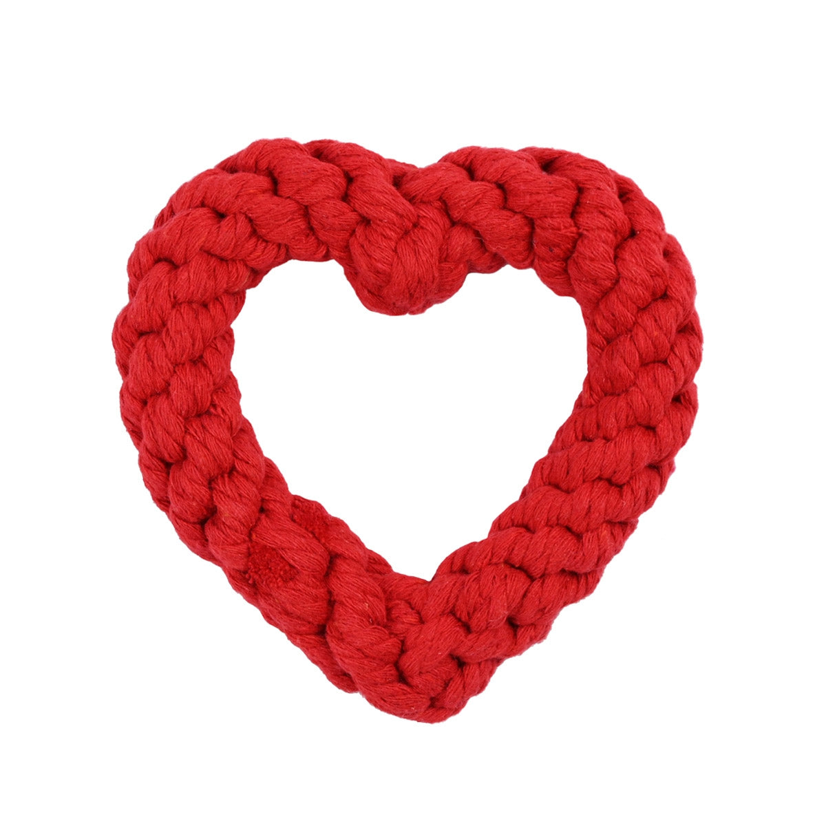 Pet Nova Rope Heart Dog Toy