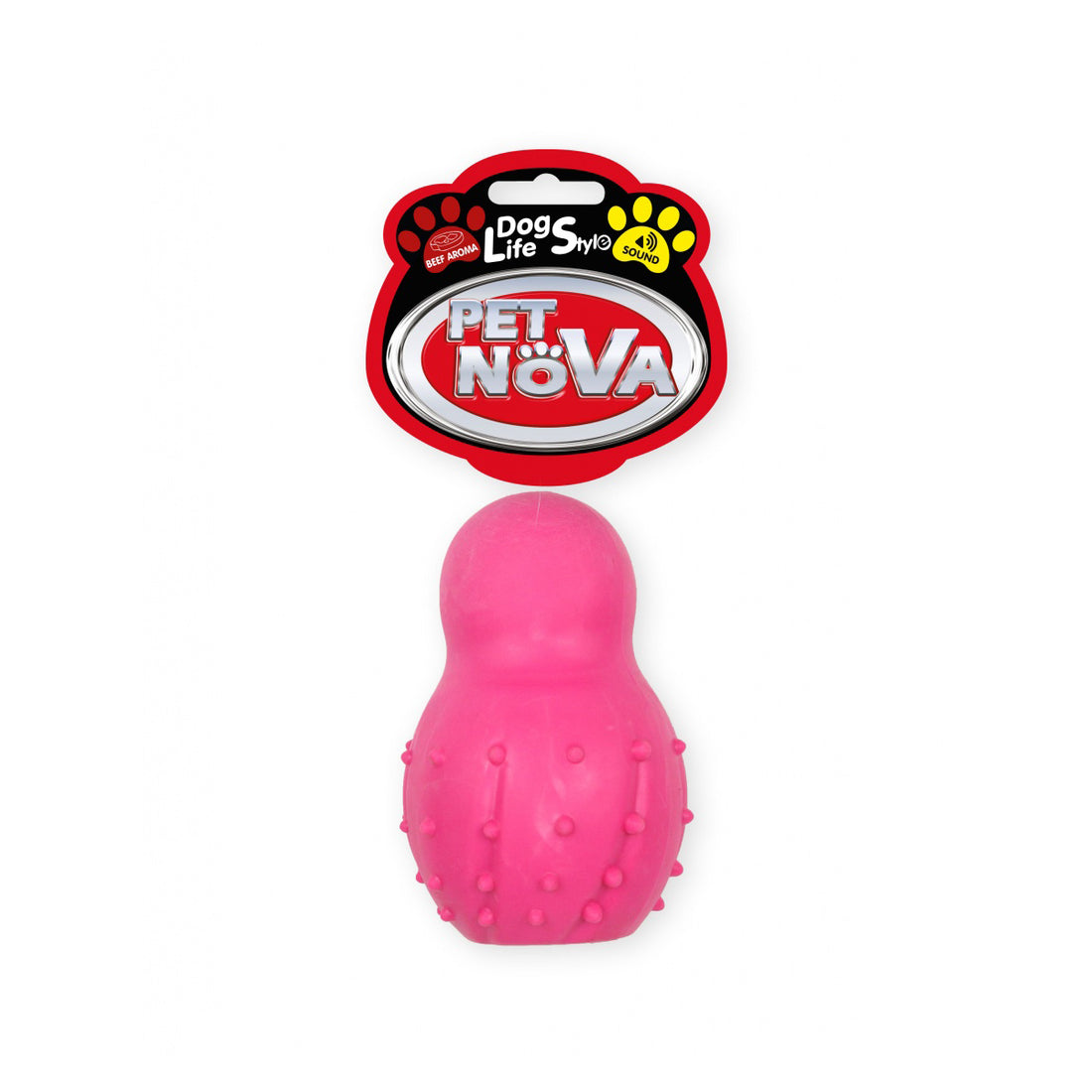 Pet Nova Jumping Ball With Bell TPR Dog Toy