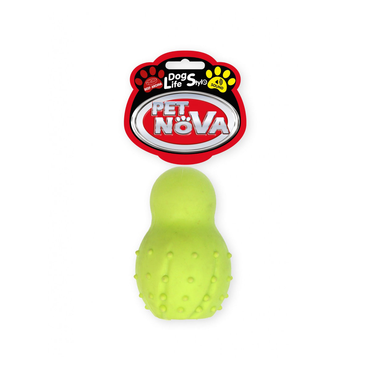 Pet Nova Jumping Ball With Bell TPR Dog Toy