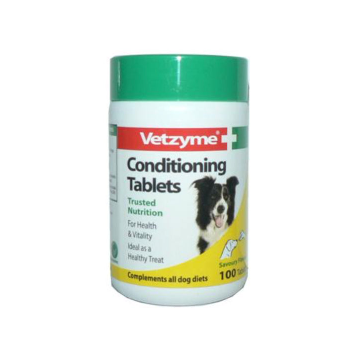 Vetzyme Dog Conditioning Tablets 100's