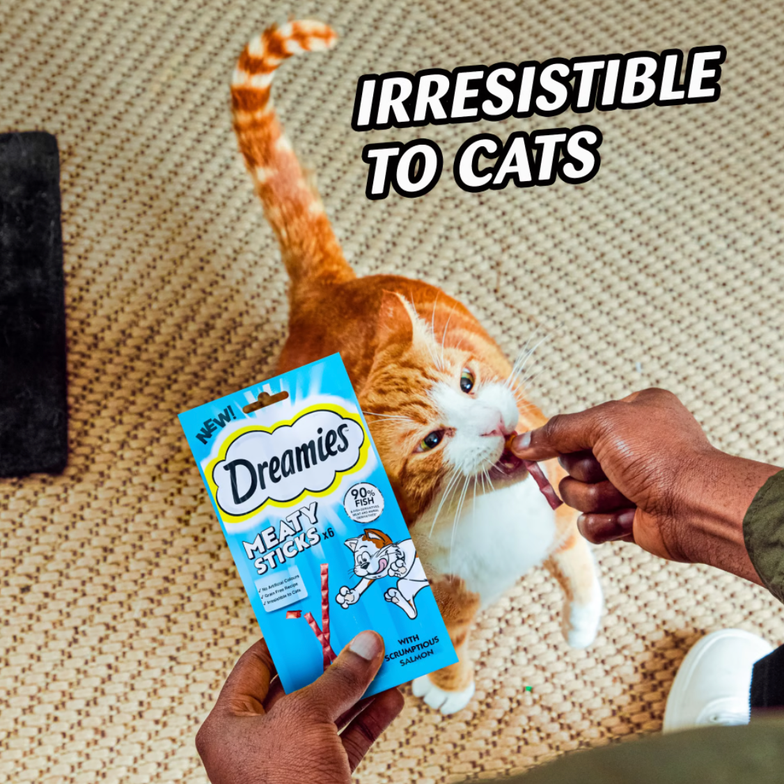 Dreamies Meaty Sticks With Tasty Salmon 30g (6 X 5g)
