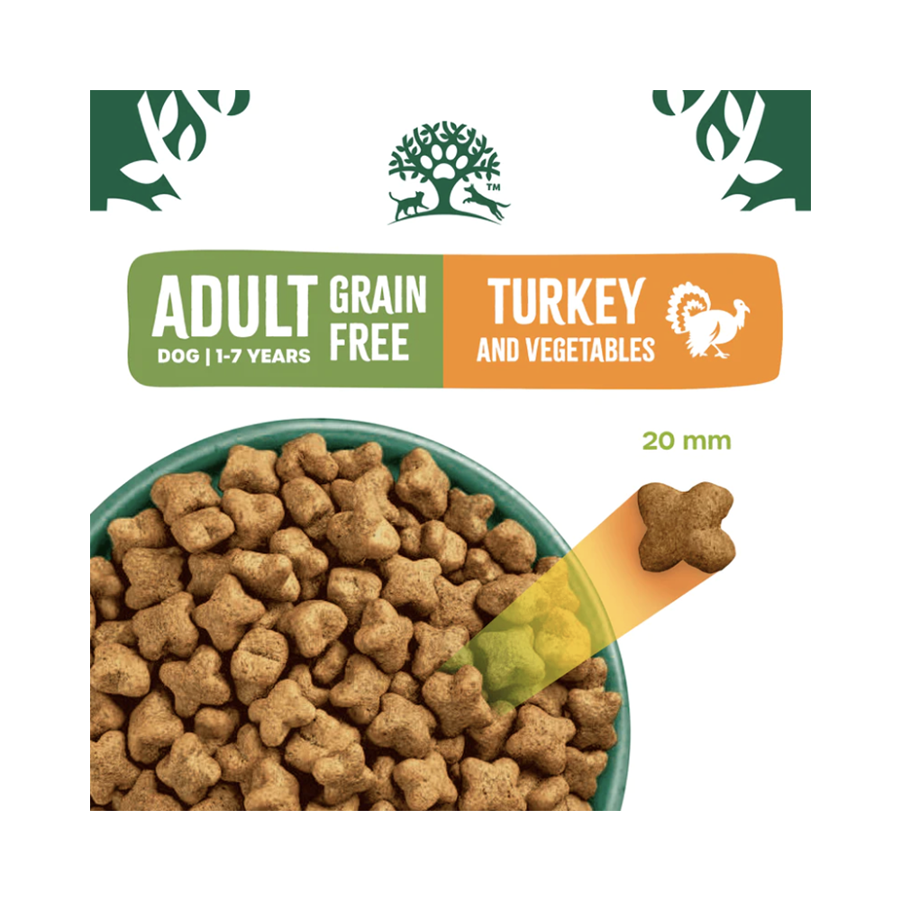 James Wellbeloved Grain Free Adult Dog Turkey & Rice 1.5kg