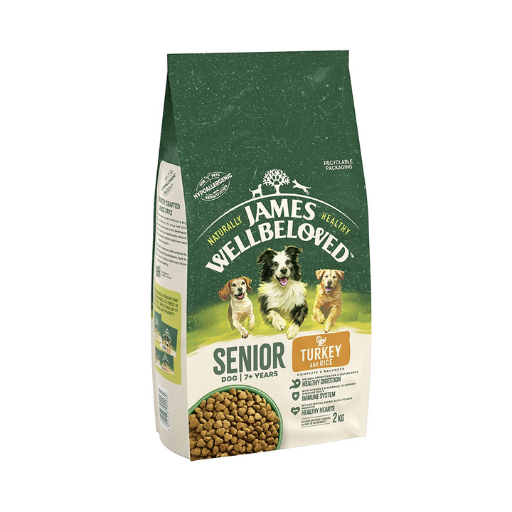 James Wellbeloved Dog Senior Turkey & Rice 2kg
