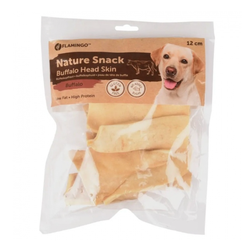 Nature Snack Buffalo Head Skin 12cm 200g