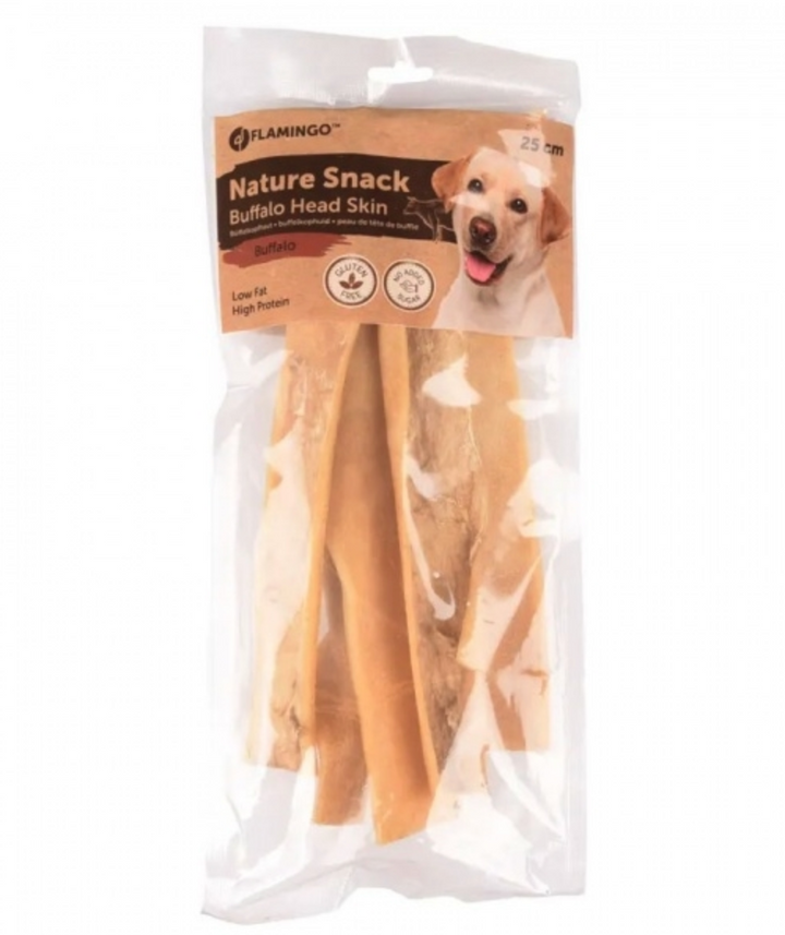 Nature Snack Buffalo Head Skin 25cm 200g