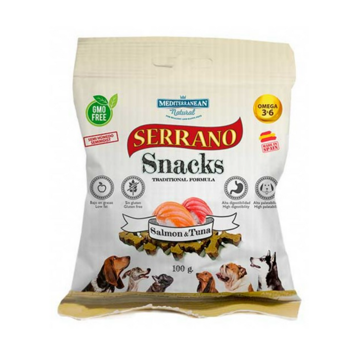 Mediterranean Serrano Snacks Salmon & Tuna 100g