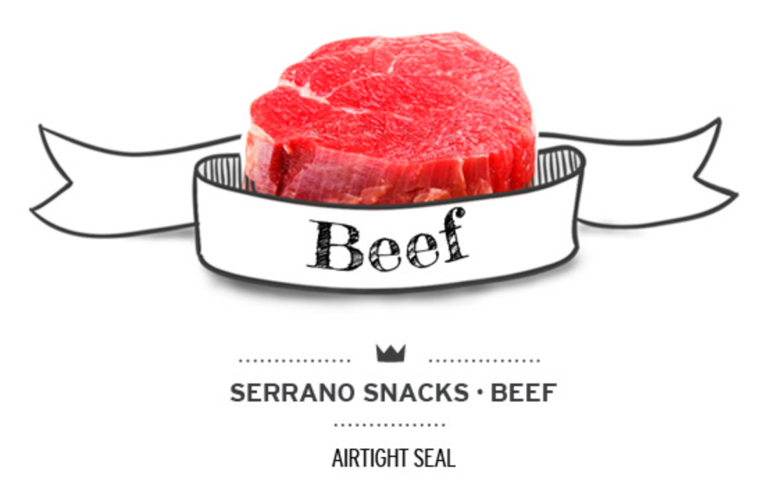 Mediterranean Serrano Snacks Beef 100g