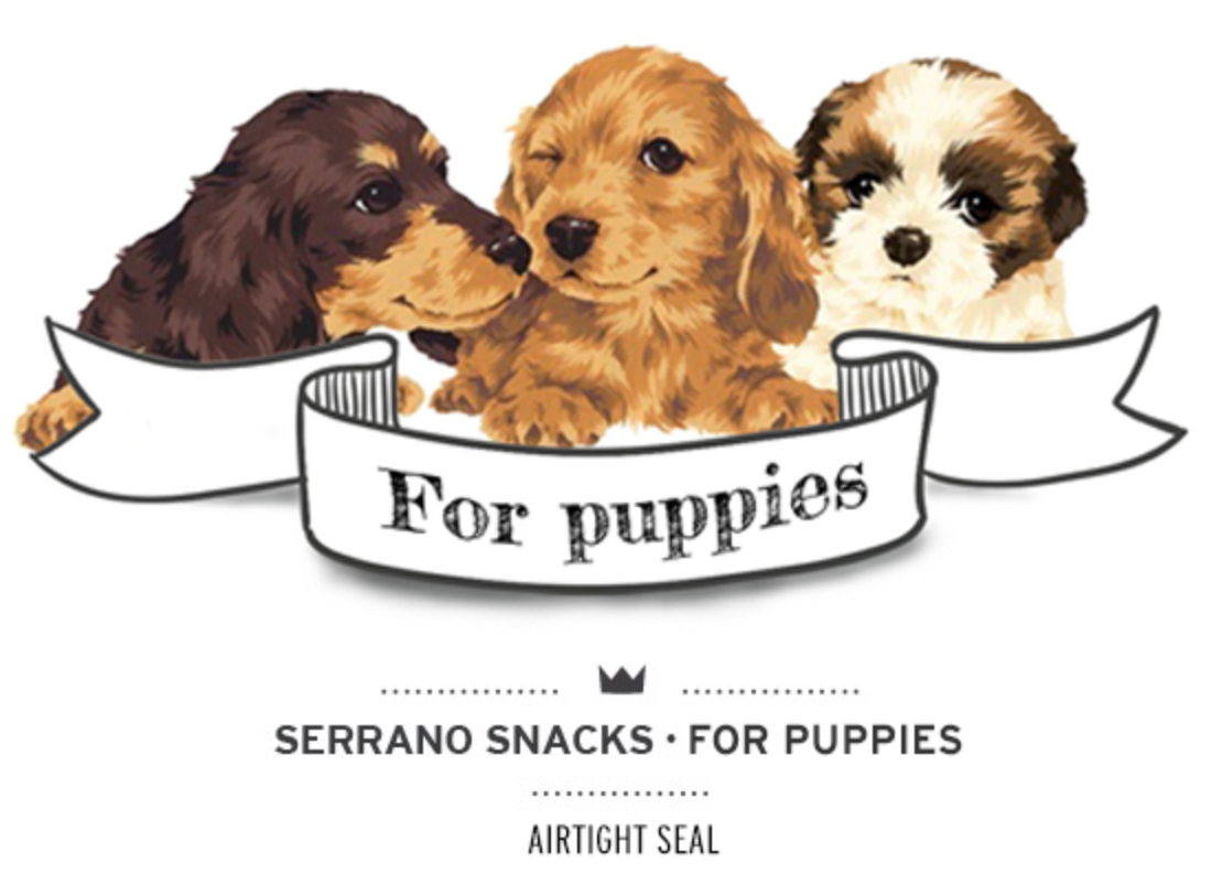 Mediterranean Serrano Snacks Puppies 100g
