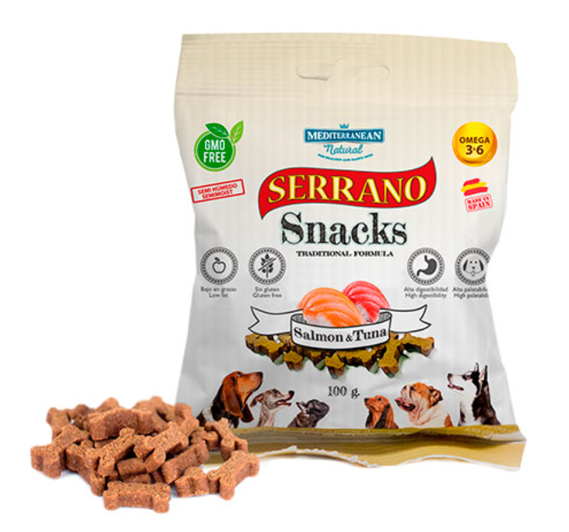 Mediterranean Serrano Snacks Salmon & Tuna 100g