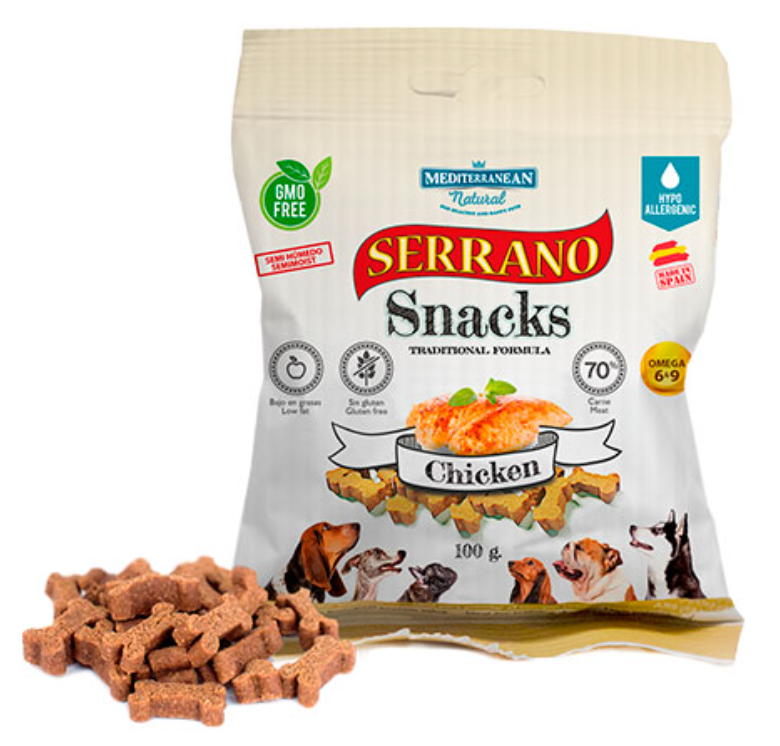 Mediterranean Serrano Snacks Chicken 100g