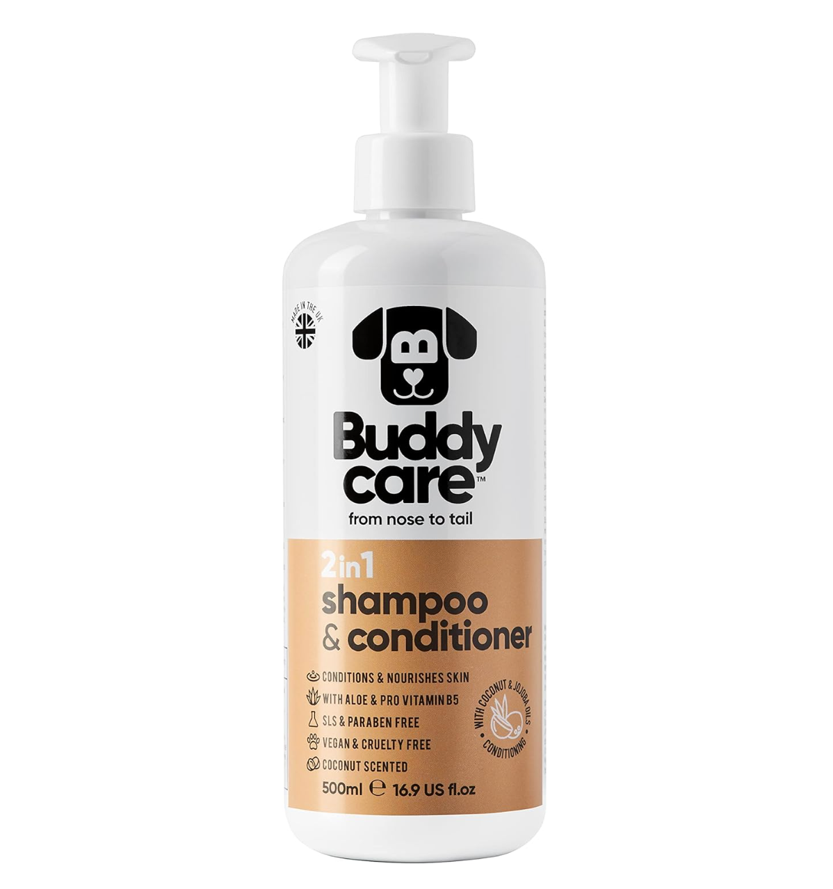 Buddycare 2in1 Dog Shampoo & Conditioner 500ml