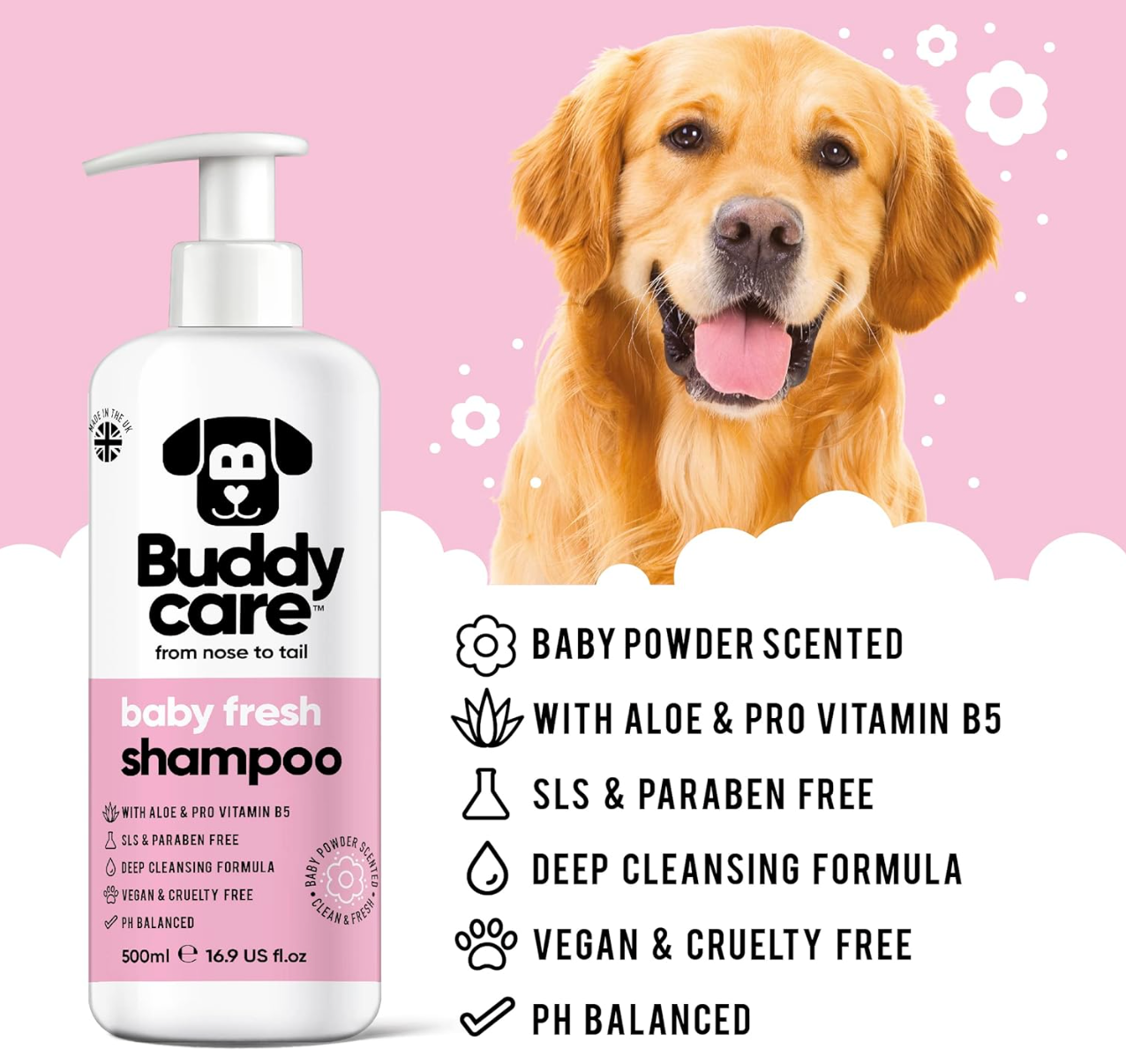 Buddycare Baby Fresh Dog Shampoo 500ml