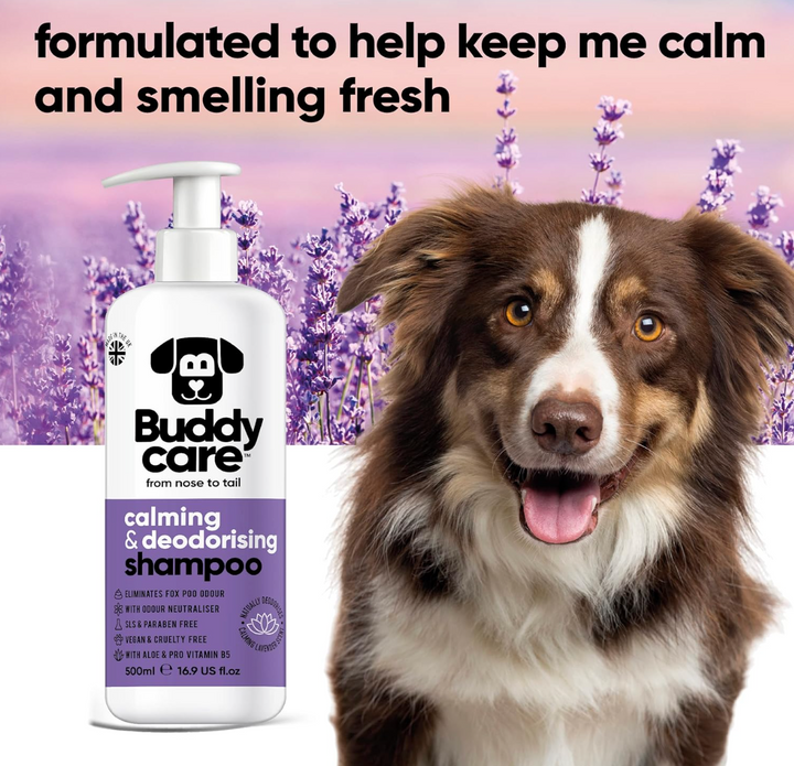 Buddycare Calming & Deodorising Dog Shampoo 500ml
