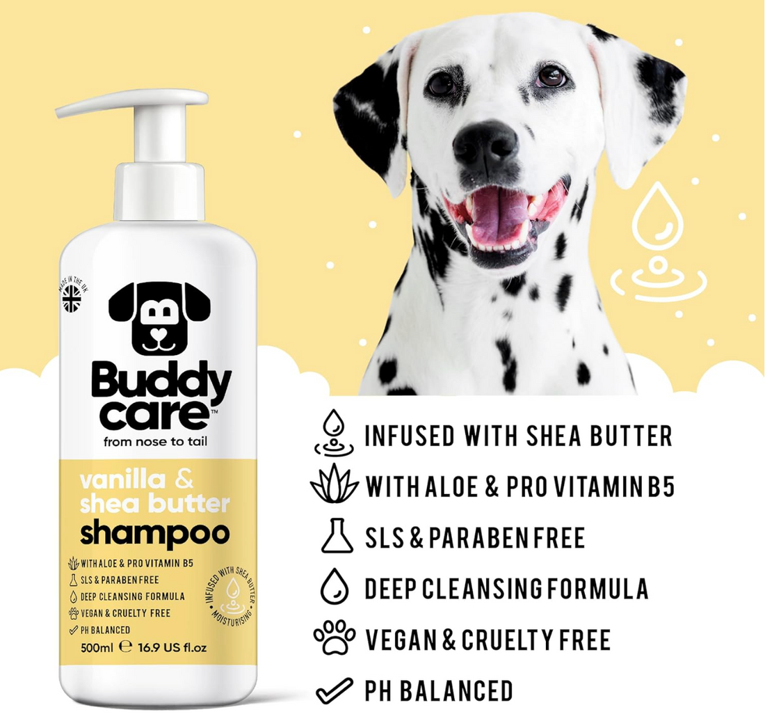 Buddycare Vanilla & Shea Butter Dog Shampoo 500ml