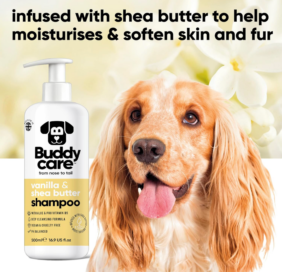 Buddycare Vanilla & Shea Butter Dog Shampoo 500ml