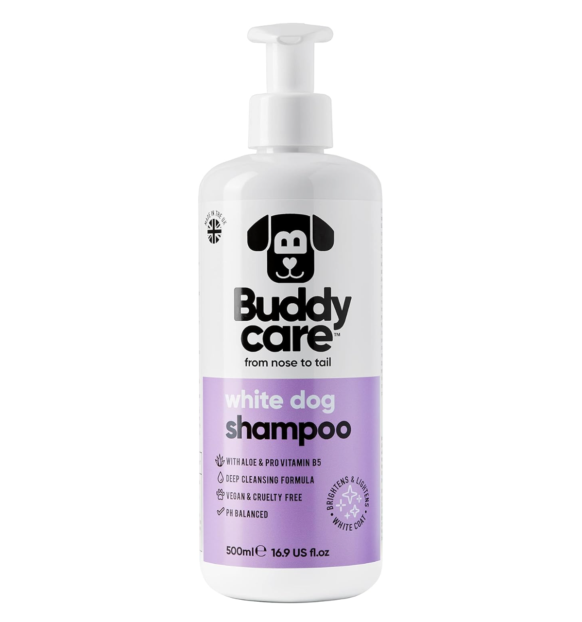 Buddycare White Dog Shampoo 500ml