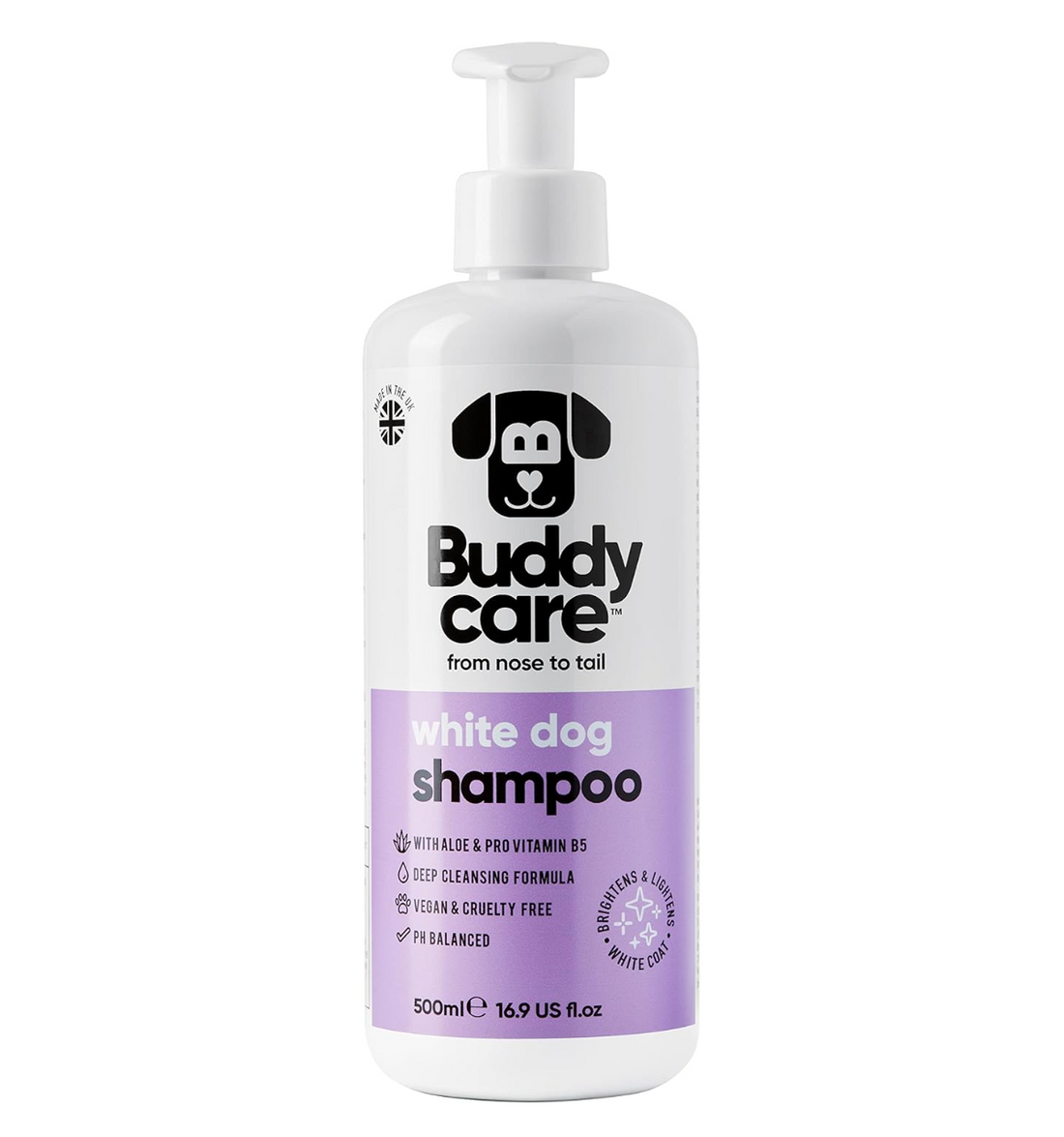 Buddycare White Dog Shampoo 500ml