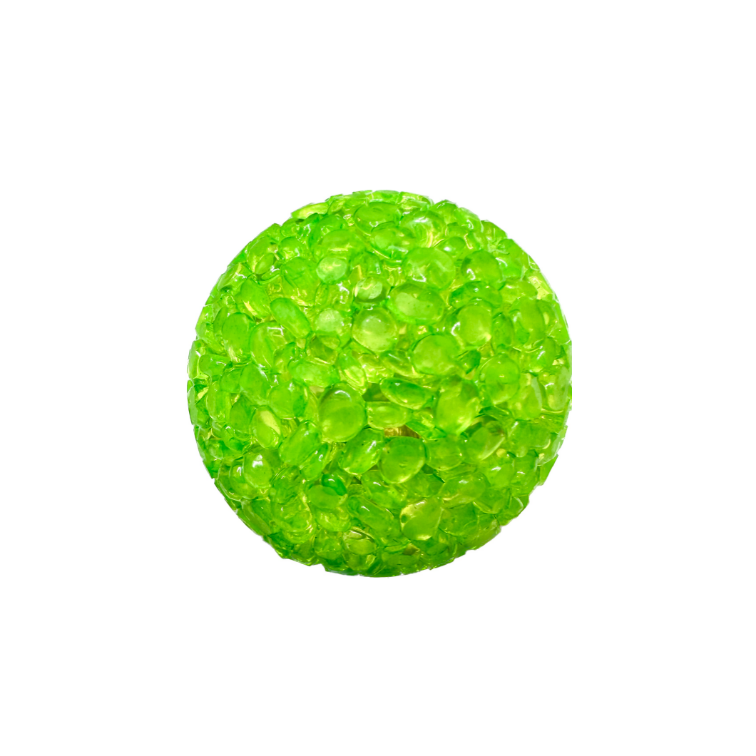 Cat Play Ball Green With Bell