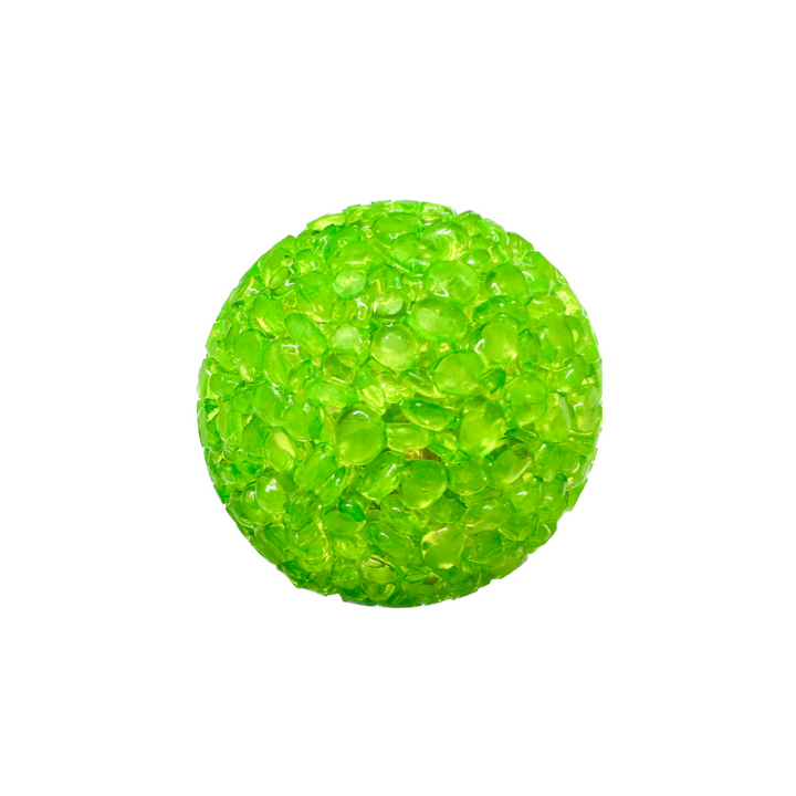Cat Play Ball Green With Bell