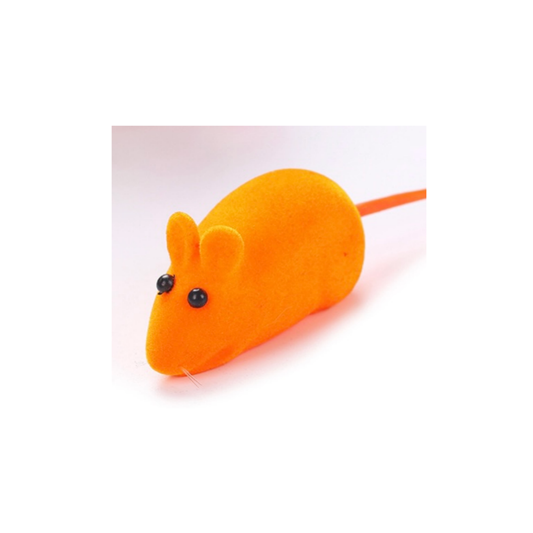 Cat Squeaky Mouse Orange