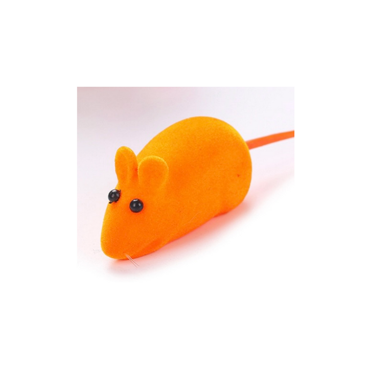 Cat Squeaky Mouse Orange
