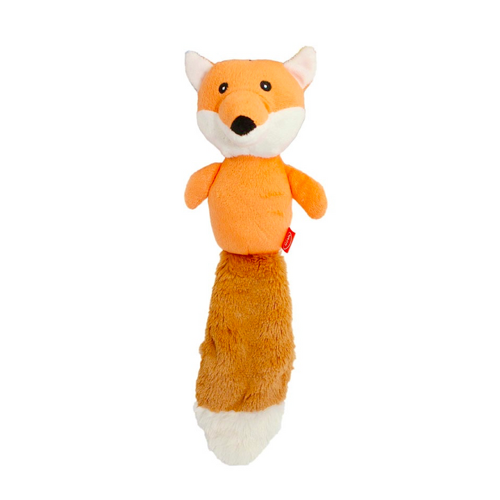 Pet Nova Squeaking Fox Plush Dog Toy
