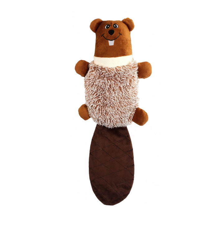 Pet Nova Squeaking Beaver Plush Dog Toy