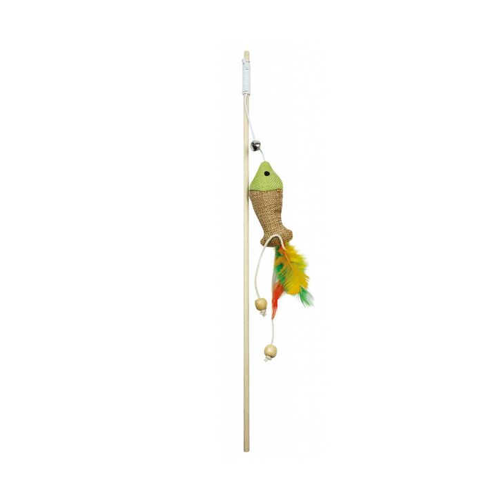 Pet Nova Cat Rod With Fish 40cm
