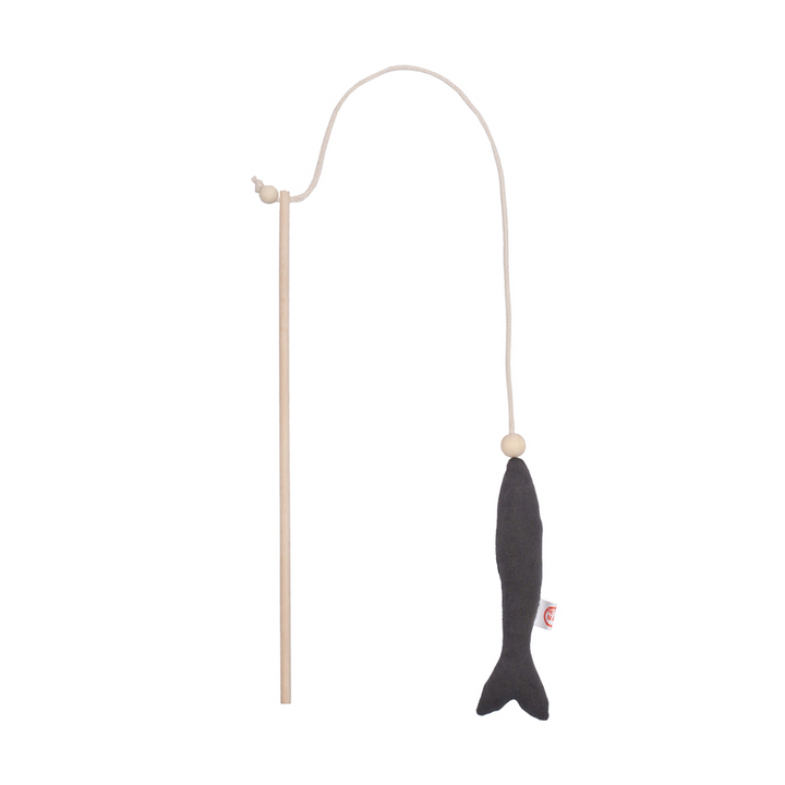 Pet Nova Cat Rod With Long Fish 40cm