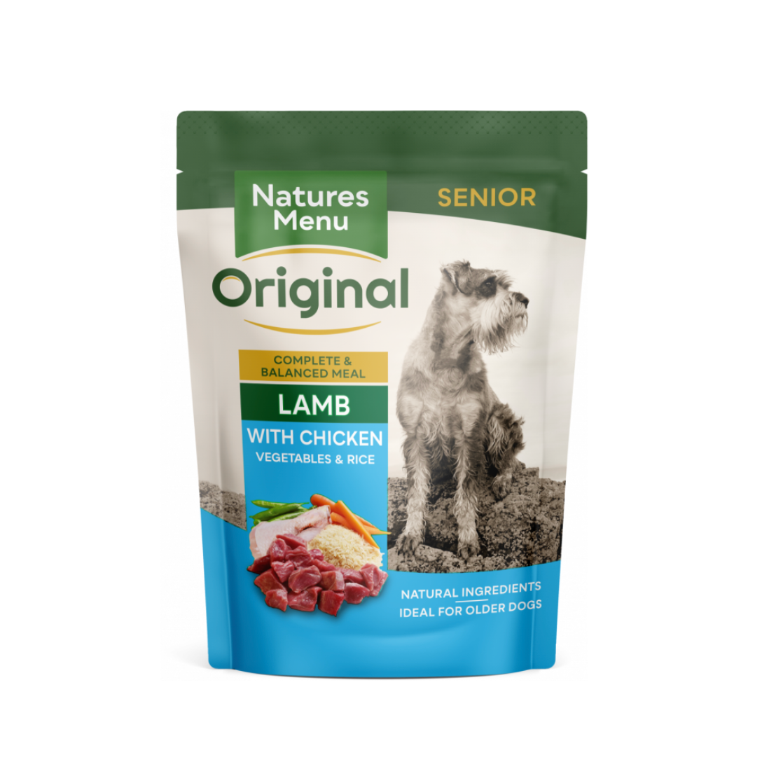 Natures Menu Senior Lamb With Chicken Pouches 300g