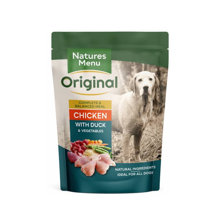 Natures Menu Chicken With Duck Pouches 300g
