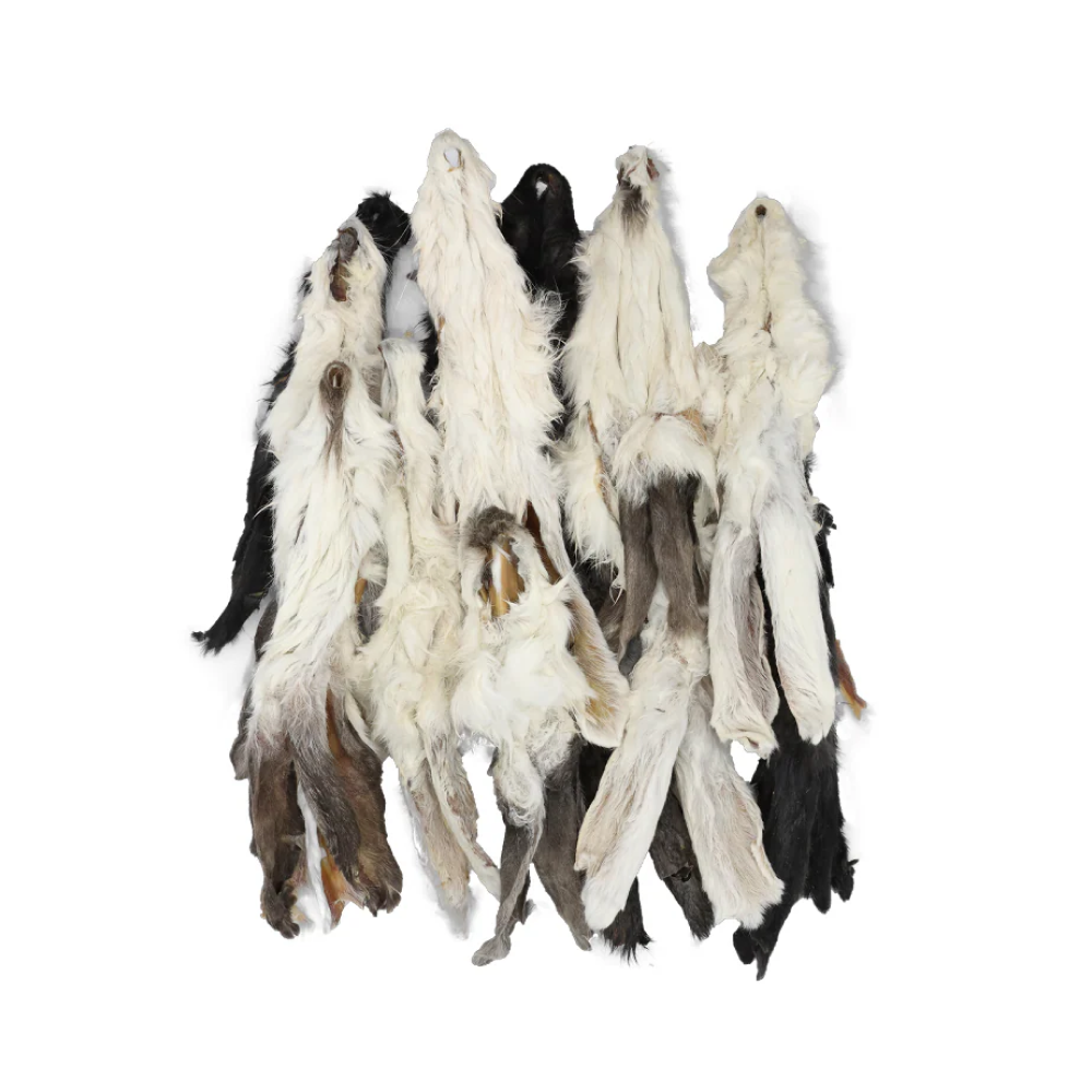 UNIQ PETS Dog Snacks Rabbit Ears With Fur 300g