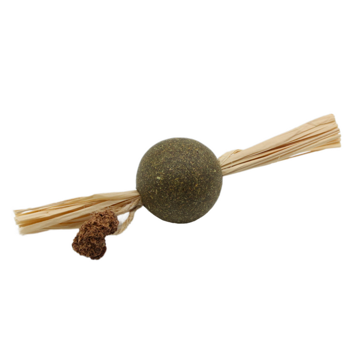 BB Cat Toy Catnip Ball With Tassel 11cm *2