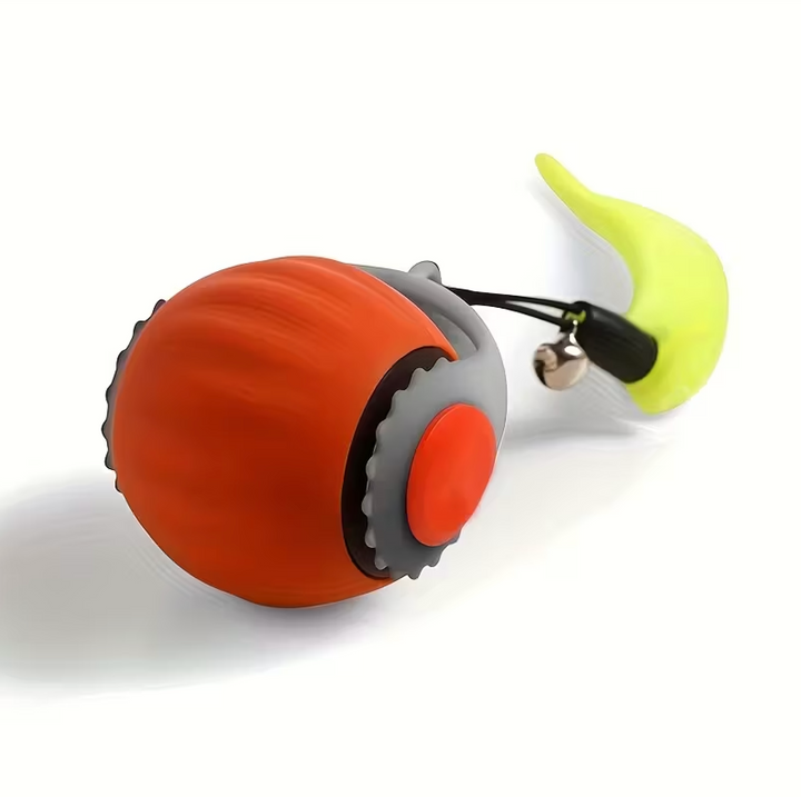 USB Rechargeable Smart Cat Teasing Ball Red