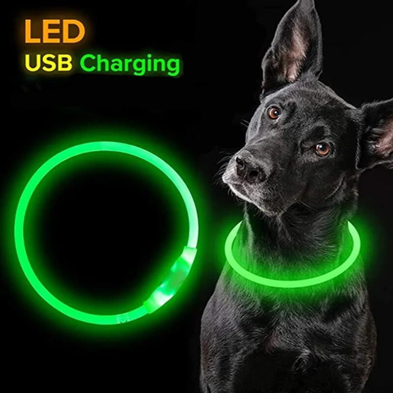 Adjustable LED Pet Collar 15-70cm