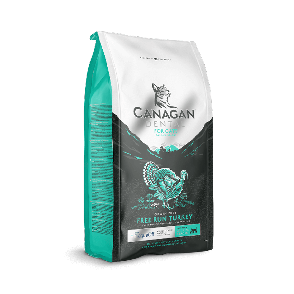 Canagan Cat Dental Free Run Turkey For Kittens & Adults 1.5kg