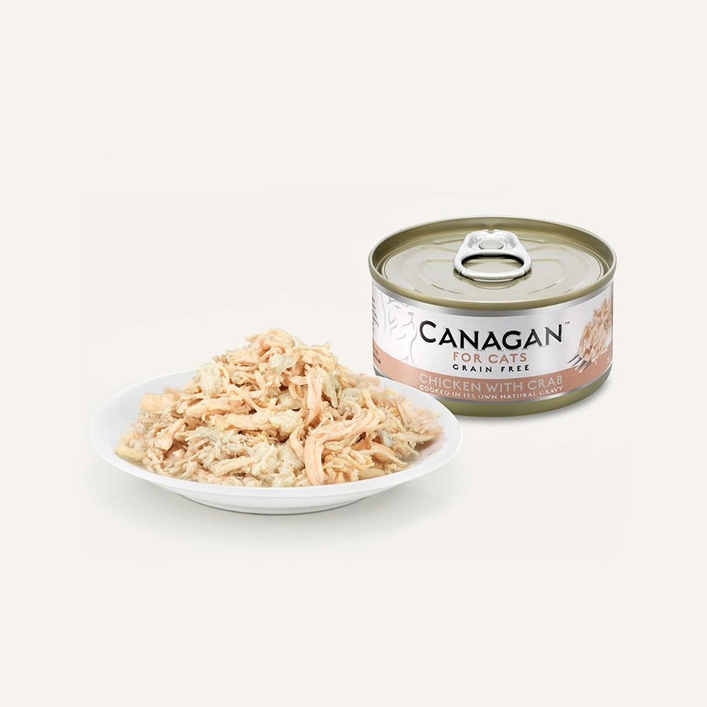 Canagan Cat Tin Chicken with Crab For Kittens & Adults