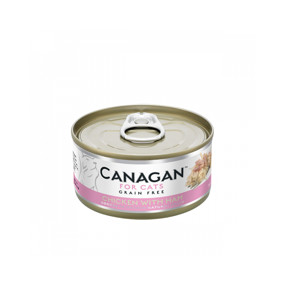 Canagan Cat Tin Chicken with Ham For Kittens & Adults